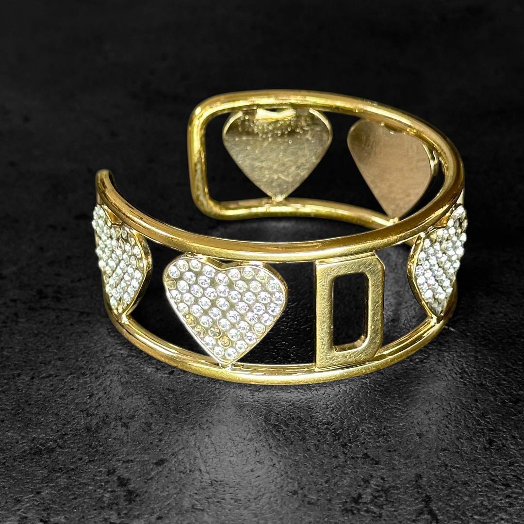 アクセサリー DOLCE&GABBANA Heart stone Gold Bangle