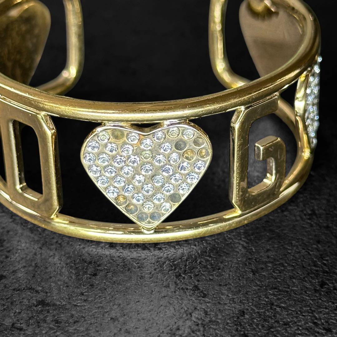アクセサリー DOLCE&GABBANA Heart stone Gold Bangle