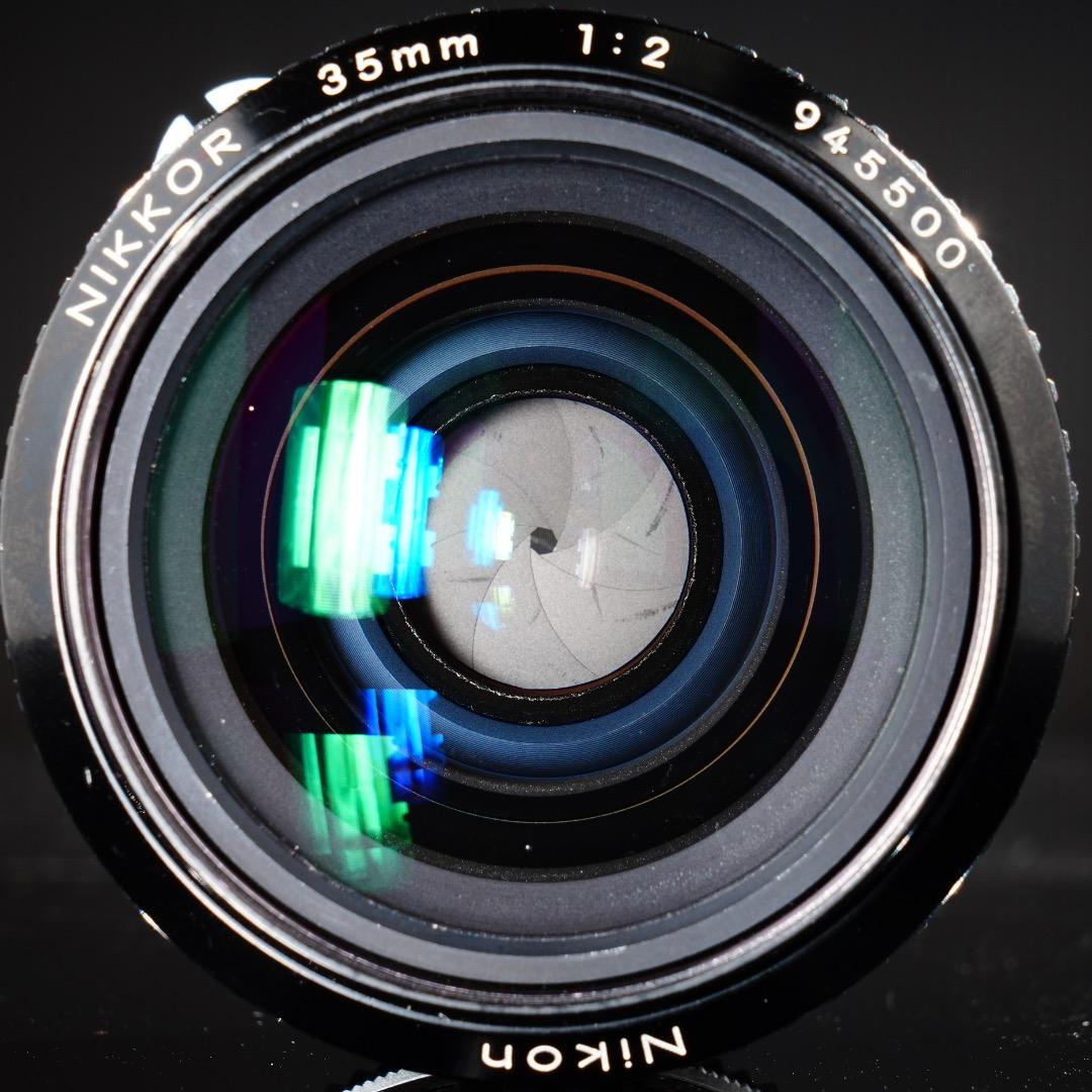 【整備＆テスト済】Nikon Ai Nikkor 35mm F2 ニコン 500