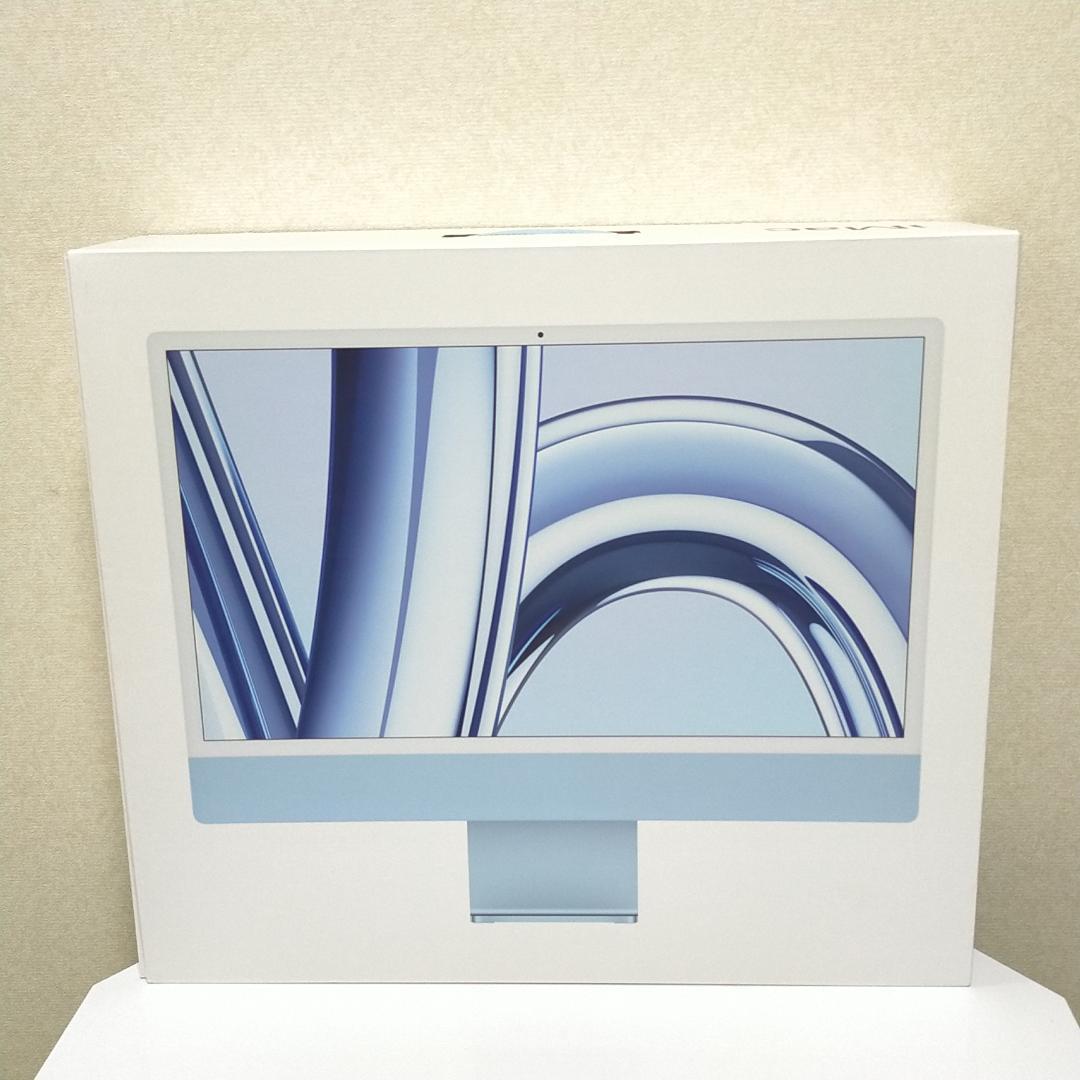 【最終価格・美品】Apple iMac M3 10GPU 24インチ ブルー