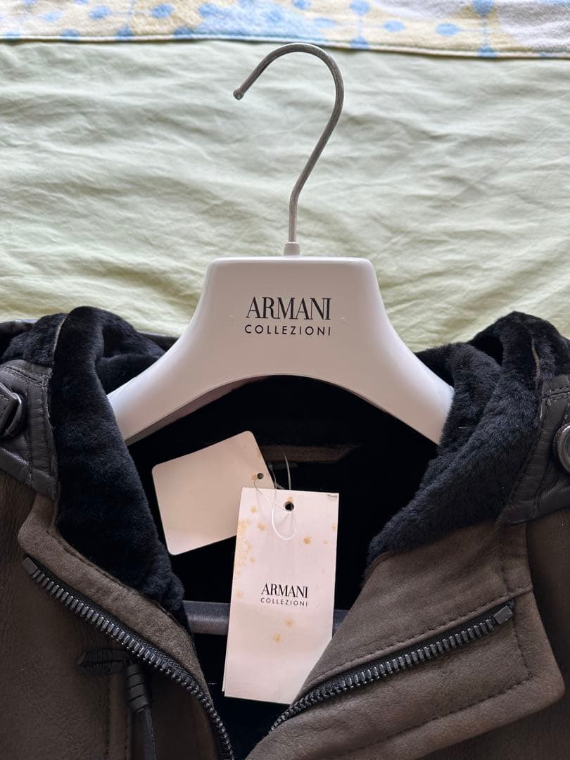 専用ARMANI COLLEZIONI グレー ダッフルコート 新作タグ付き