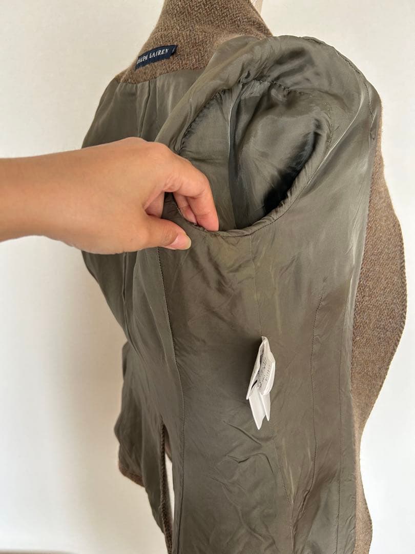 最値下げ　RALPH LAUREN ツイード ジャケット　ヘリンボーン