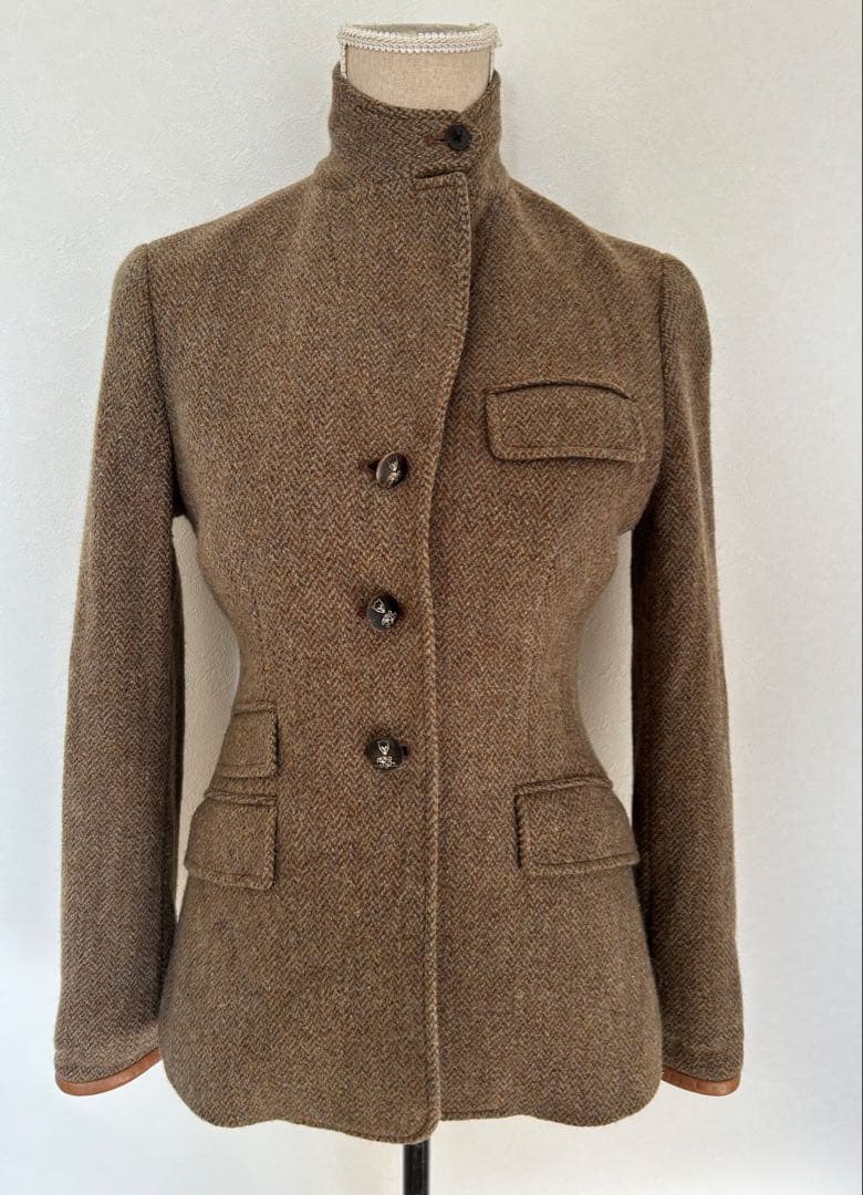 最値下げ　RALPH LAUREN ツイード ジャケット　ヘリンボーン
