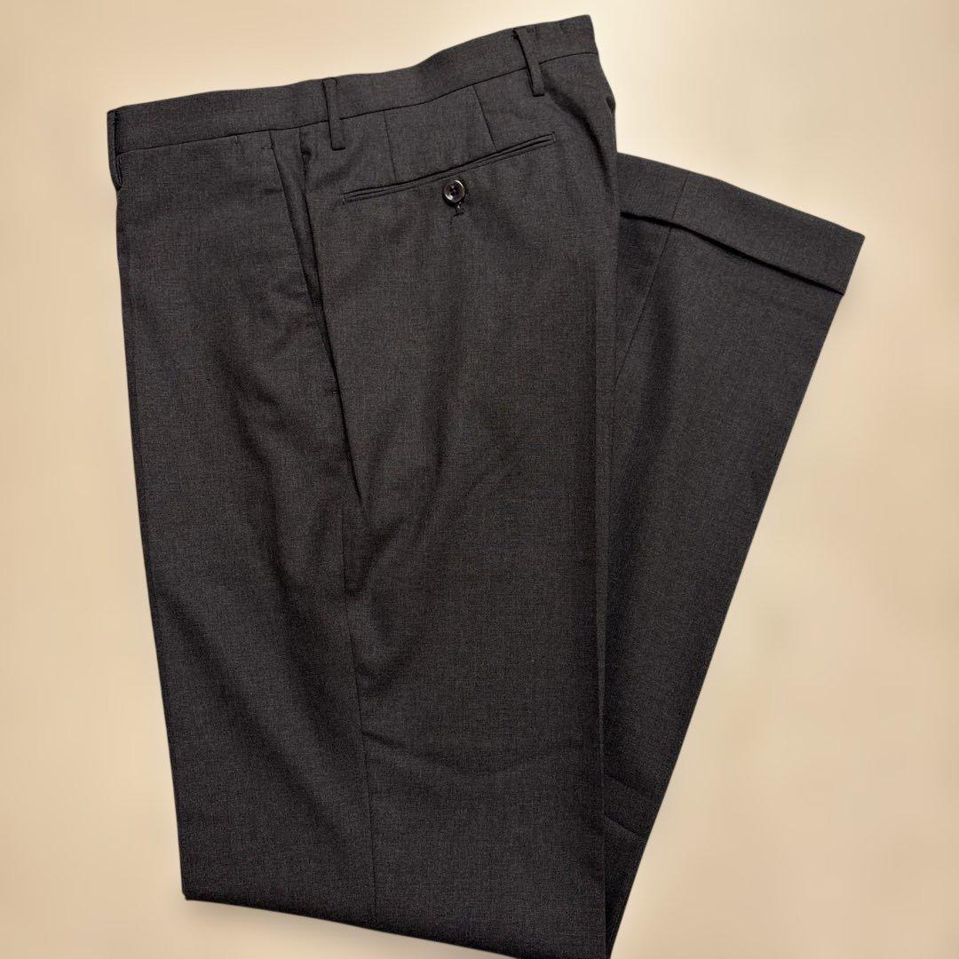 【未使用】INCOTEXグレー 46 スーパー130’s ウール