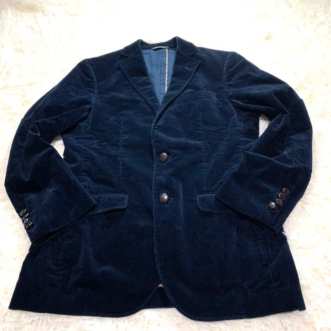 ブルックスブラザーズ 1818 テーラードジャケット ネイビー コーデュロイ