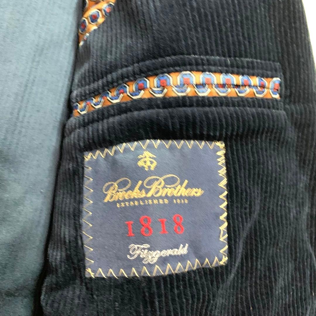 ブルックスブラザーズ 1818 テーラードジャケット ネイビー コーデュロイ