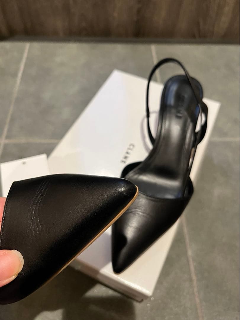 CLANE LADY LINE MULESミュール ブラック サイズ36