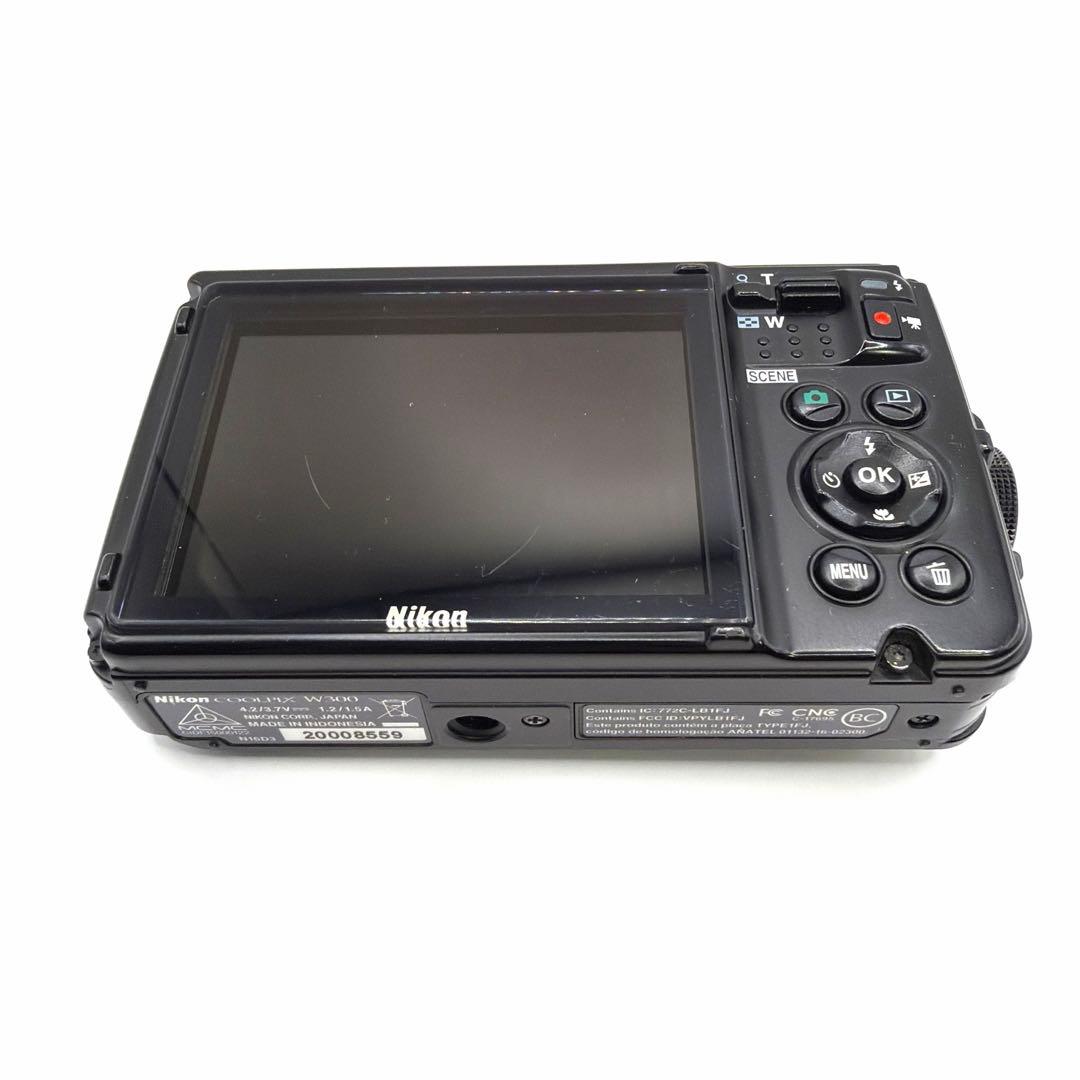 美品　Nikon COOLPIX W300 ブラック　ニコン　デジカメ
