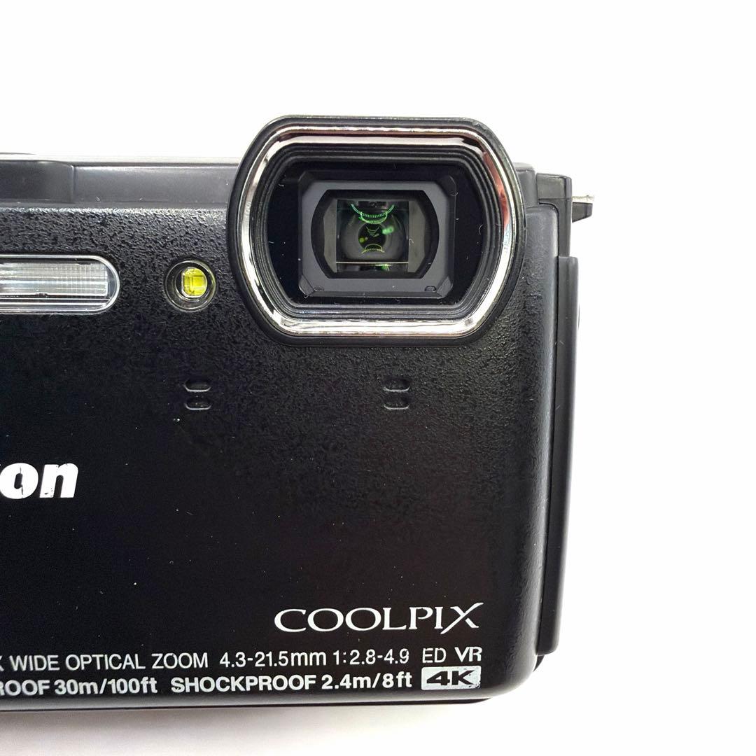 美品　Nikon COOLPIX W300 ブラック　ニコン　デジカメ