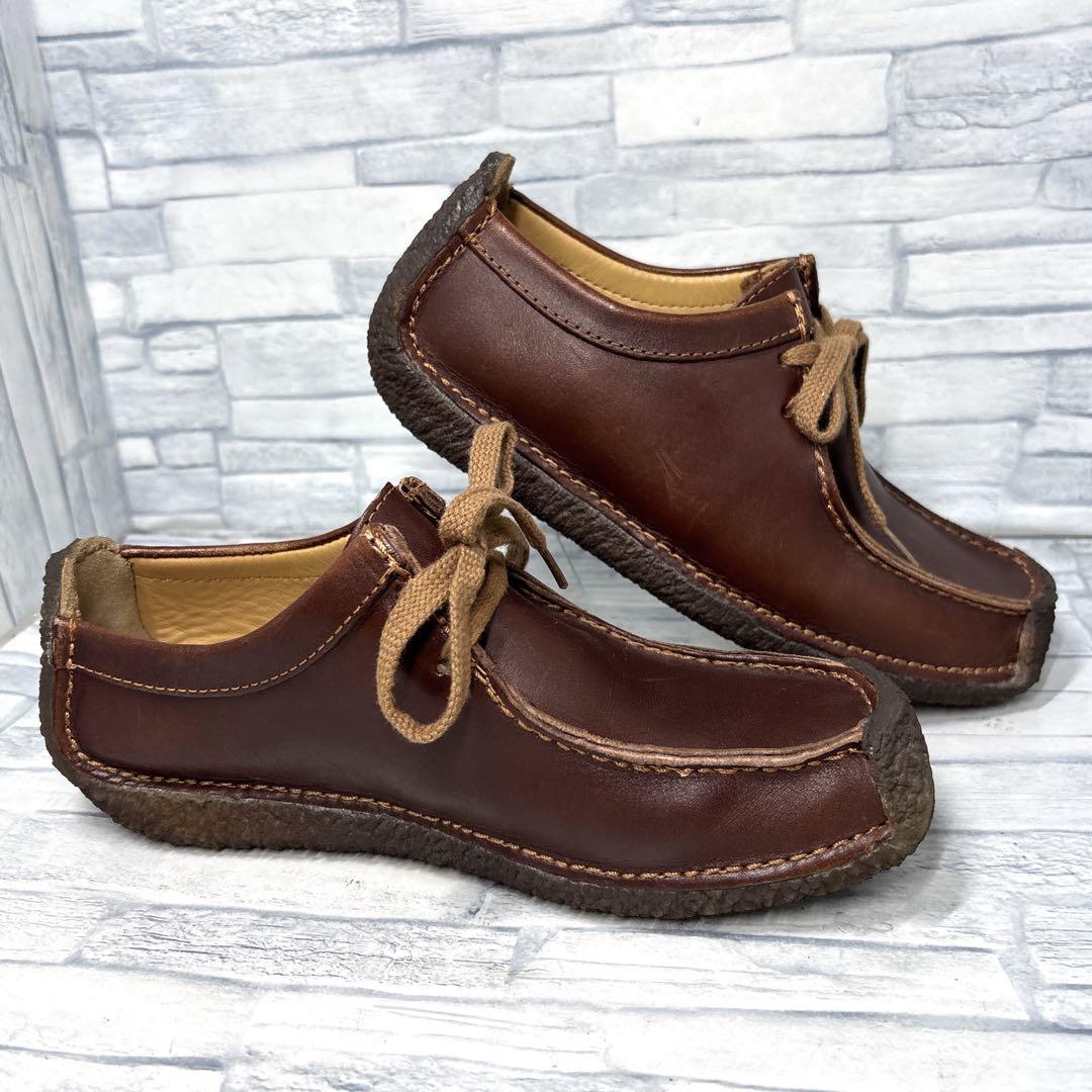 ✨美品✨クラークスオリジナルズ ワラビー ナタリー ブラウン 22.5cm