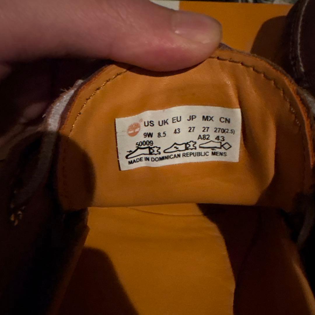 Timberland ティンバーランド 3eye バーガンディ箱付き