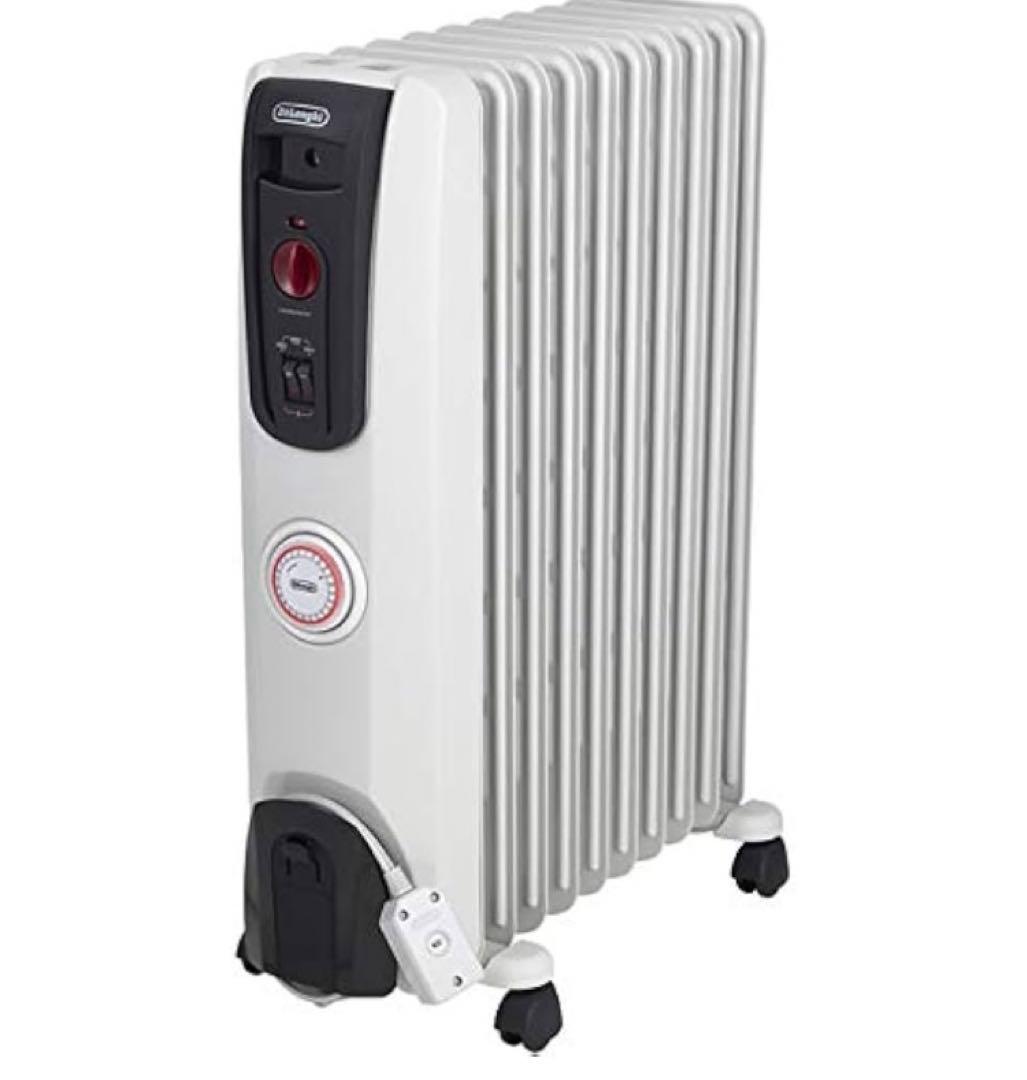 デロンギ　1500W オイルヒーター H771015EFSN-BK