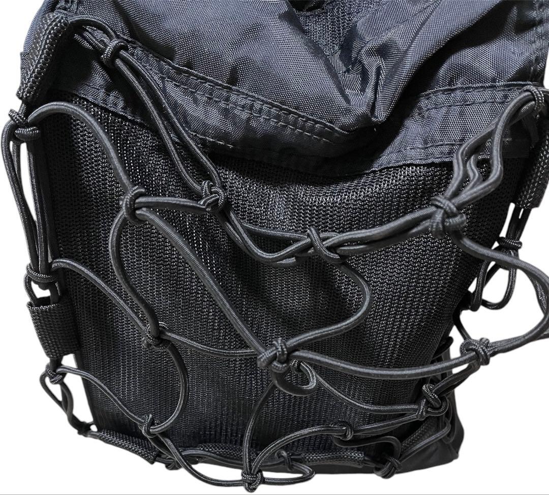 JORDAN NIKE 【90s未使用タグ付銀タグ】ボストンバッグ黒赤　刺繍ロゴ