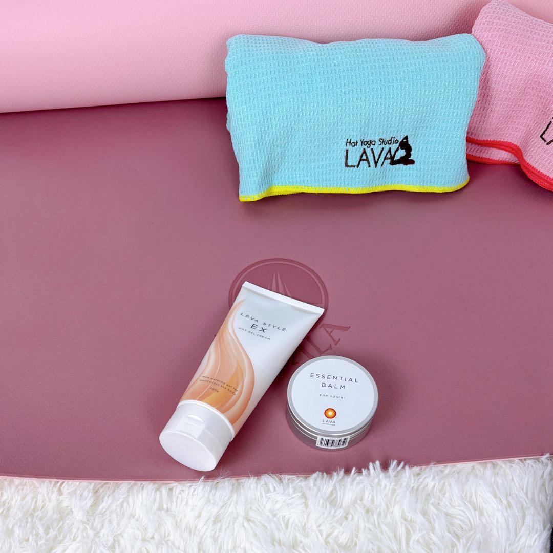 お得♡LABA公式◆ヨガマット/ラグ2枚/収納バッグ/未開封バーム/ジェル5点