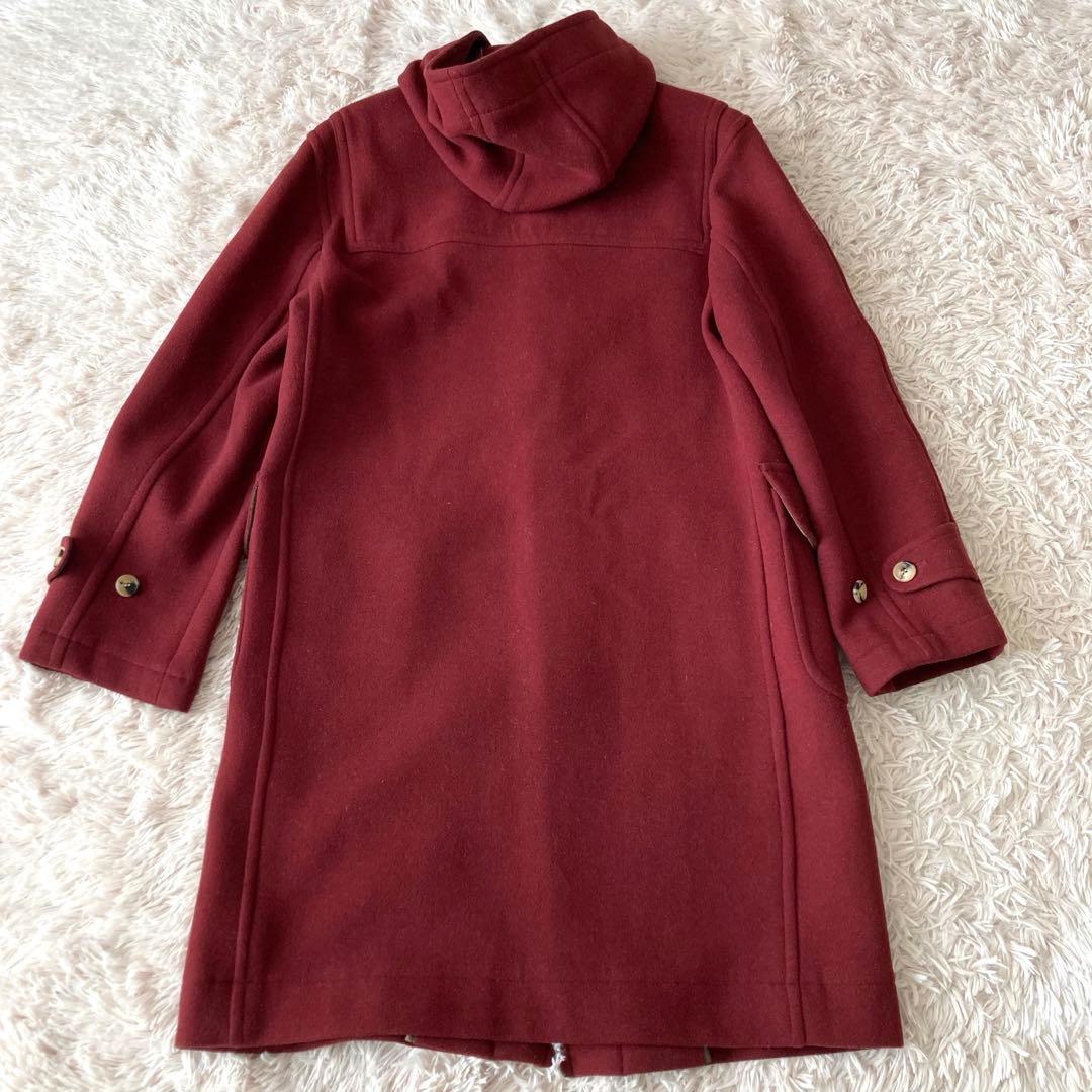 【地下鉄五郎】ポールスミス　ロング ダッフルコート ウール ボルドー M