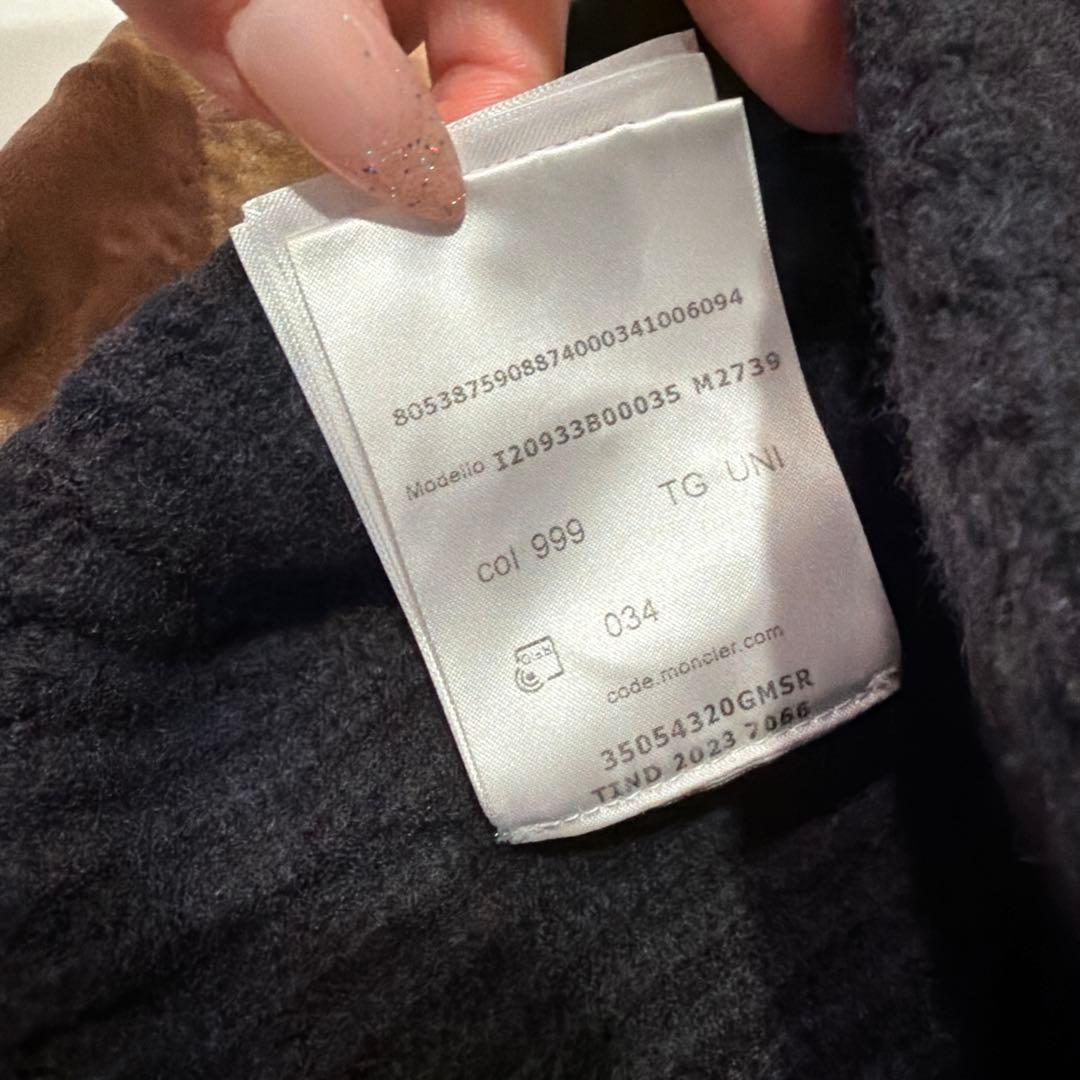 MONCLEニット帽 レア 完売品 UNISEX