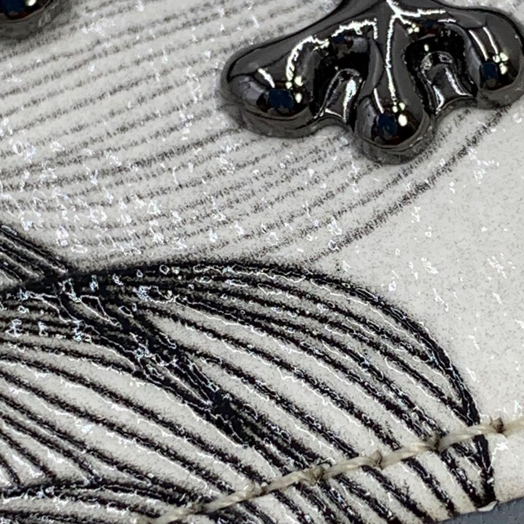 美品　フルッティディボスコ 長財布　クリスタル サラマンダー モノトーン