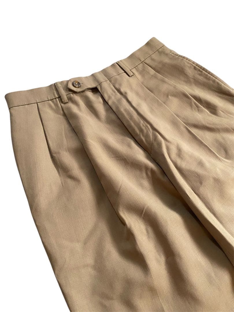 ralph lauren ツータック スラックス vintage