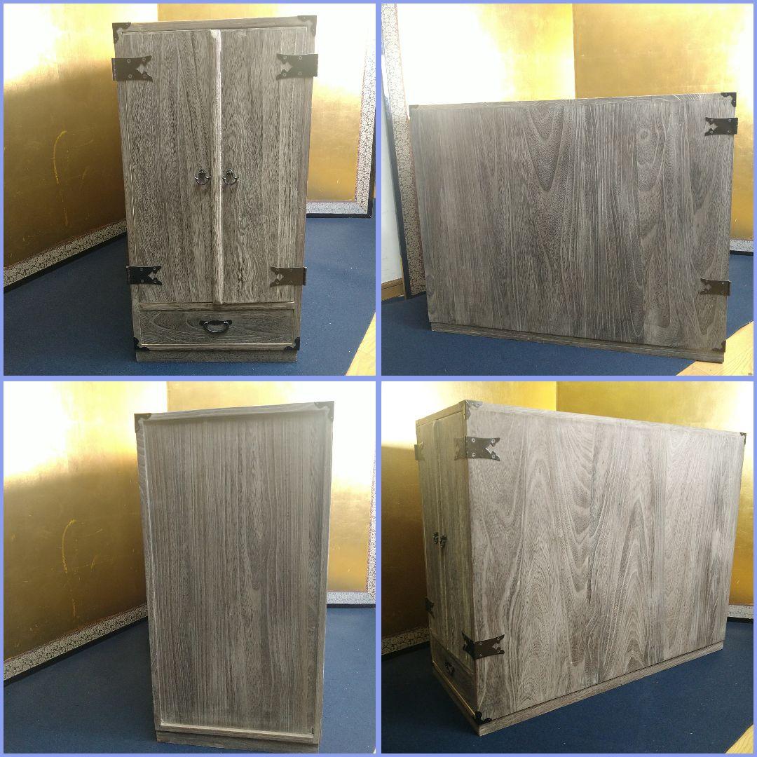 AC36 掛軸箪笥 総桐無垢 軸箱12本 掛軸収納 掛軸長物 収納BOX 使用書