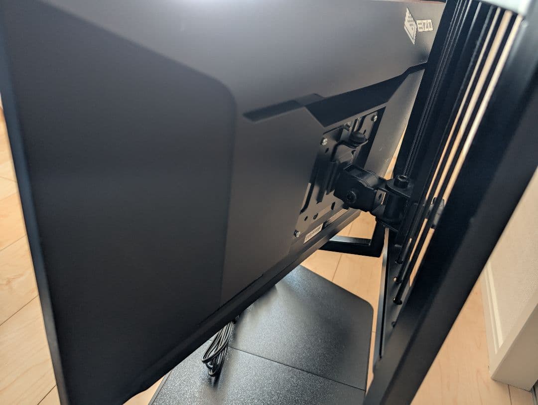 EIZO EV2451 24インチ＆Fydeamer製デュアルモニタースタンド