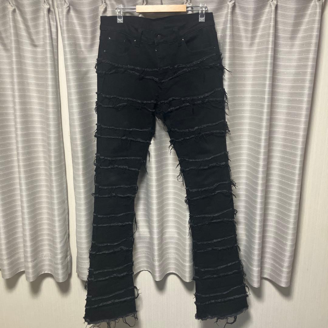 mnml ミニマル フレアデニム　32