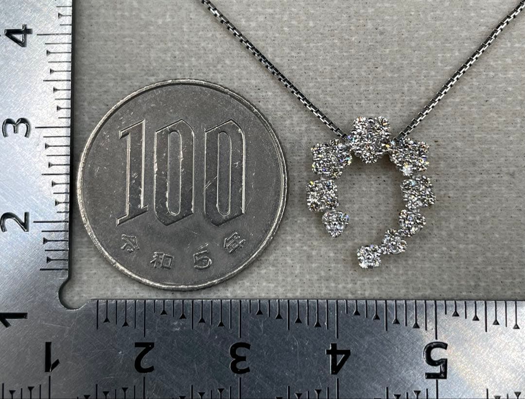 専用JA67★高級 ダイヤモンド0.5ct K18WG ペンダントヘッド