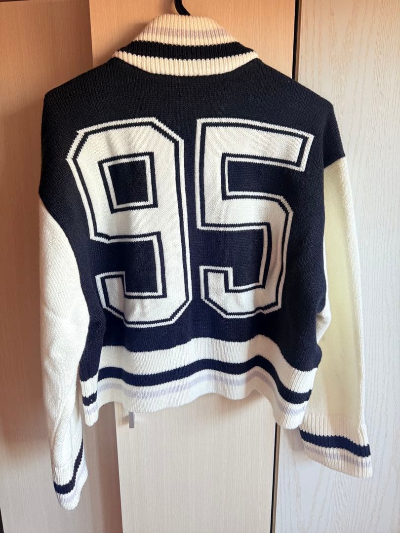 Nike ジップアップ トレーナー 95 ネイビー/ホワイト