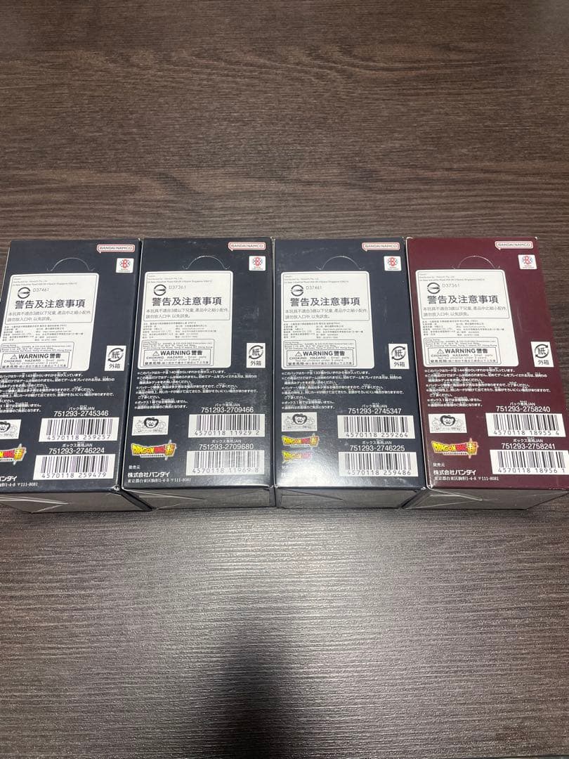 【新品・未開封】ドラゴンボールフュージョンワールド　4boxセット