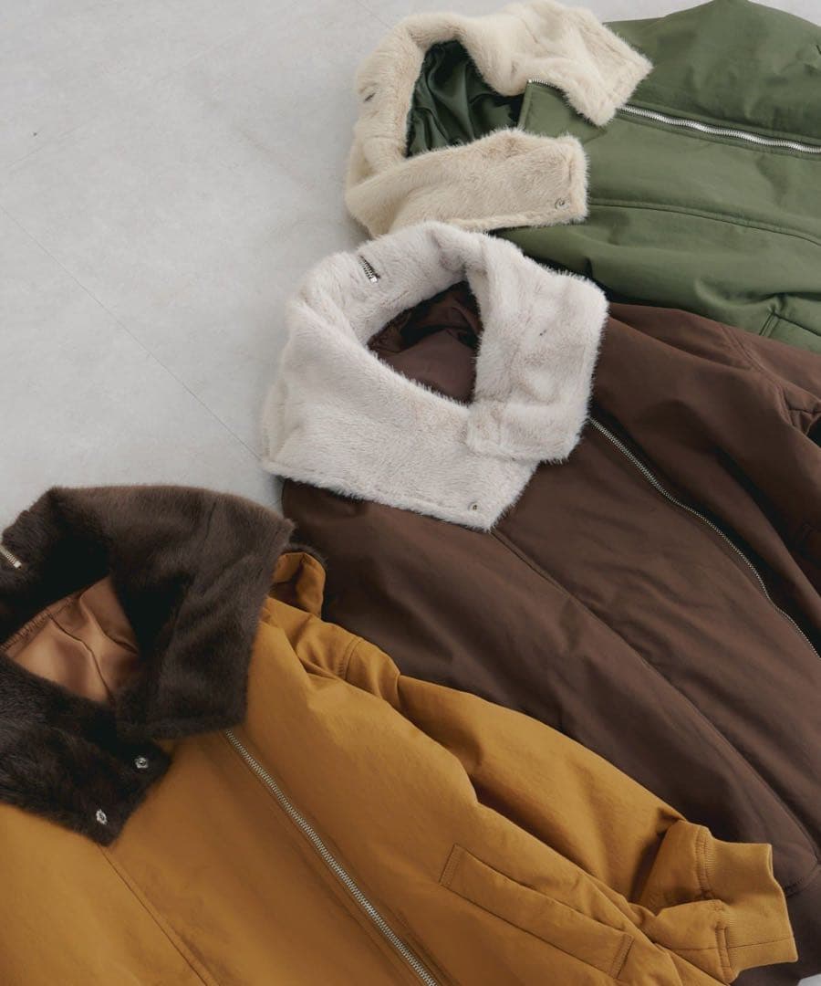 CIAOPANICTYPY KAIRI企画 撥水2WAYジップ中綿ブルゾン