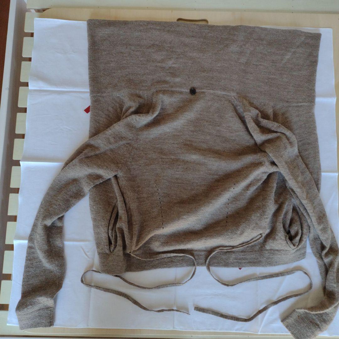 ANN DEMEULEMEESTERブラウンベージュ カーディガン/セーター34