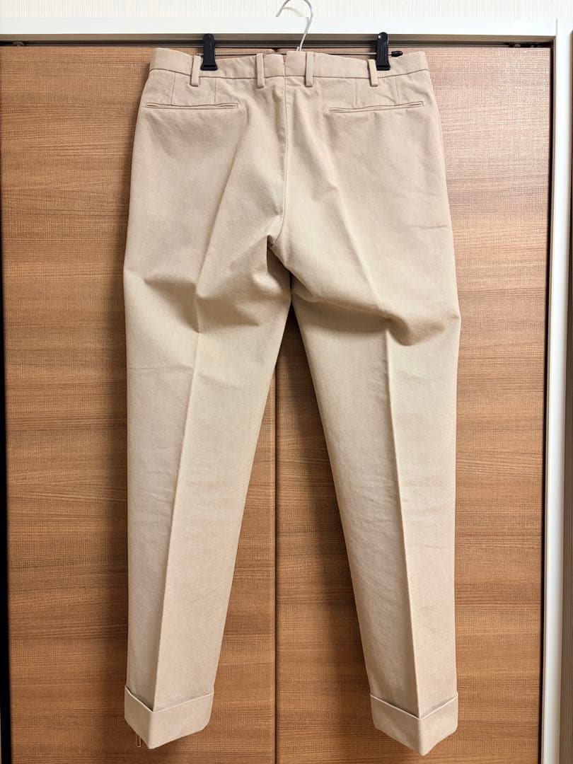 INCOTEX インコテックス　ツータック　インコチノ　コットンスラックス48