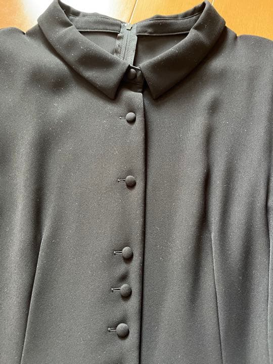 フォクシー　ブラックワンピース　袖付　40 卒業式　入学式