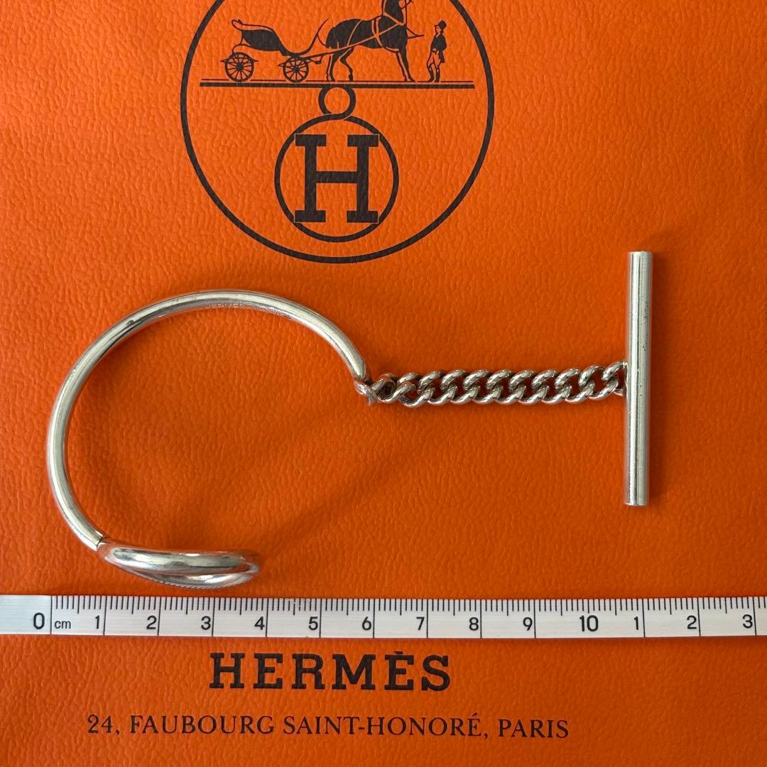 [正規品] HERMES 【Croiette】 シルバー925 ブレスレット