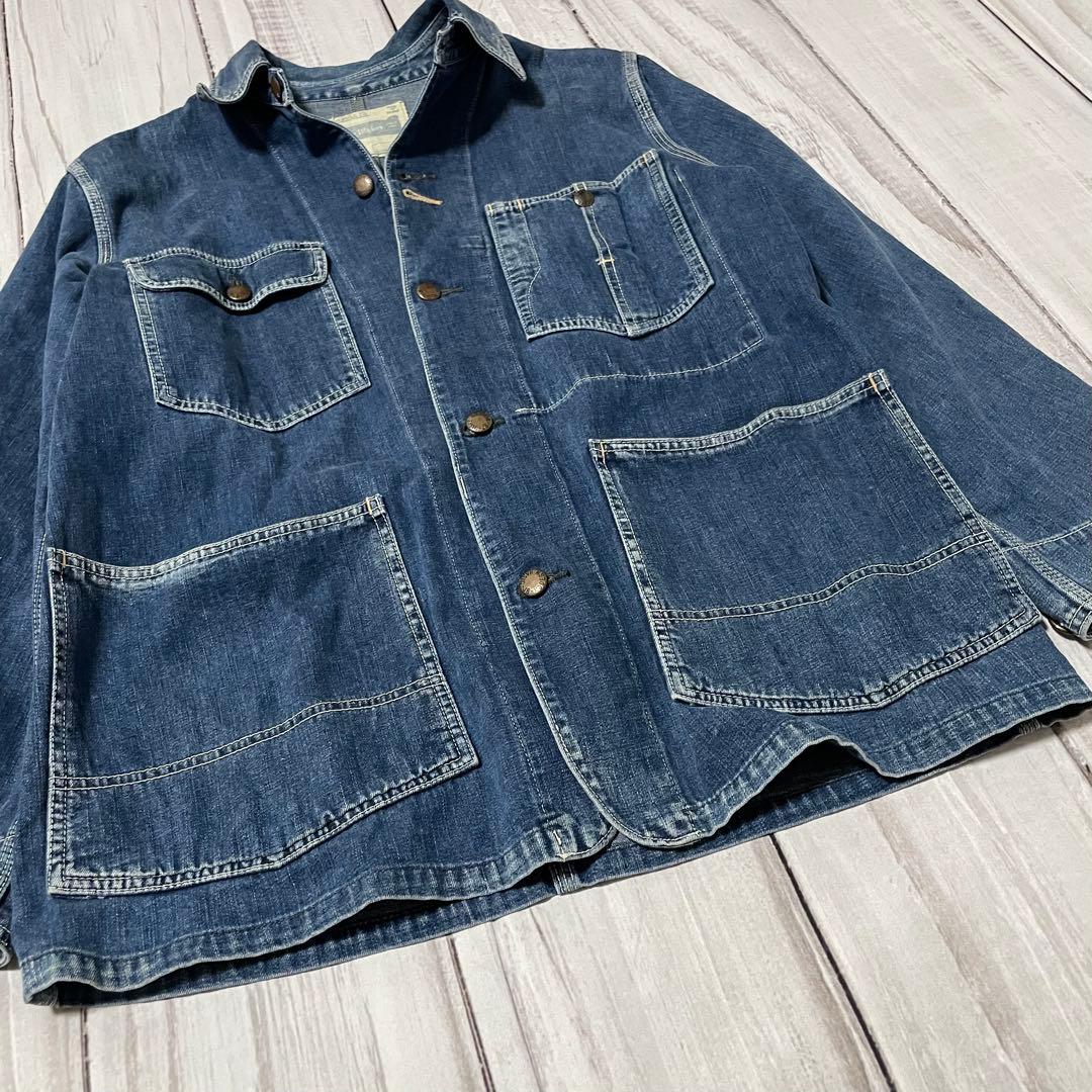 80s〜90sJOHN BULLデニムカバーオールUSAワークヴィンテージ日本製