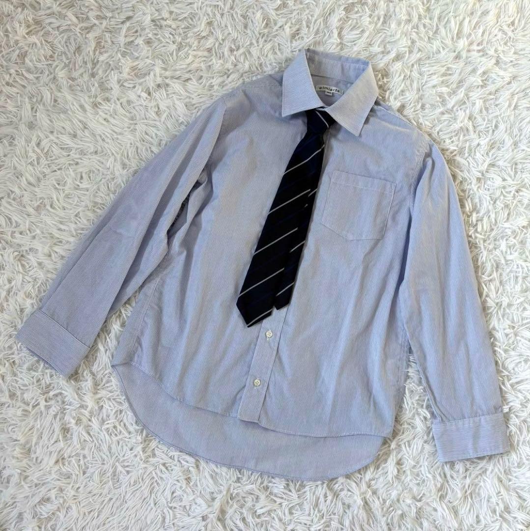 eimiarts フォーマルスーツ6点セット160男の子 ネイビーストライプ