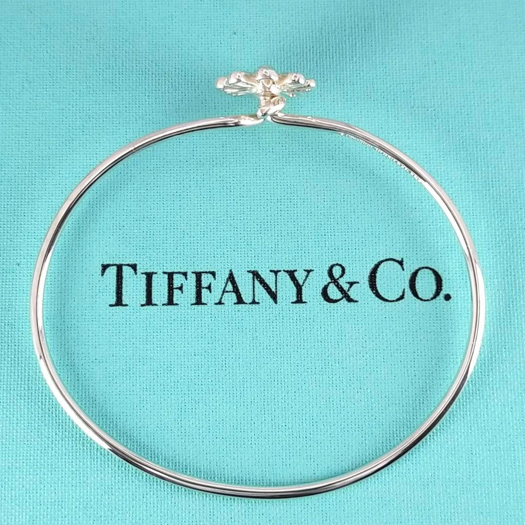 ★在庫一掃★【ティファニー】デイジー　フラワー　バングル　1098