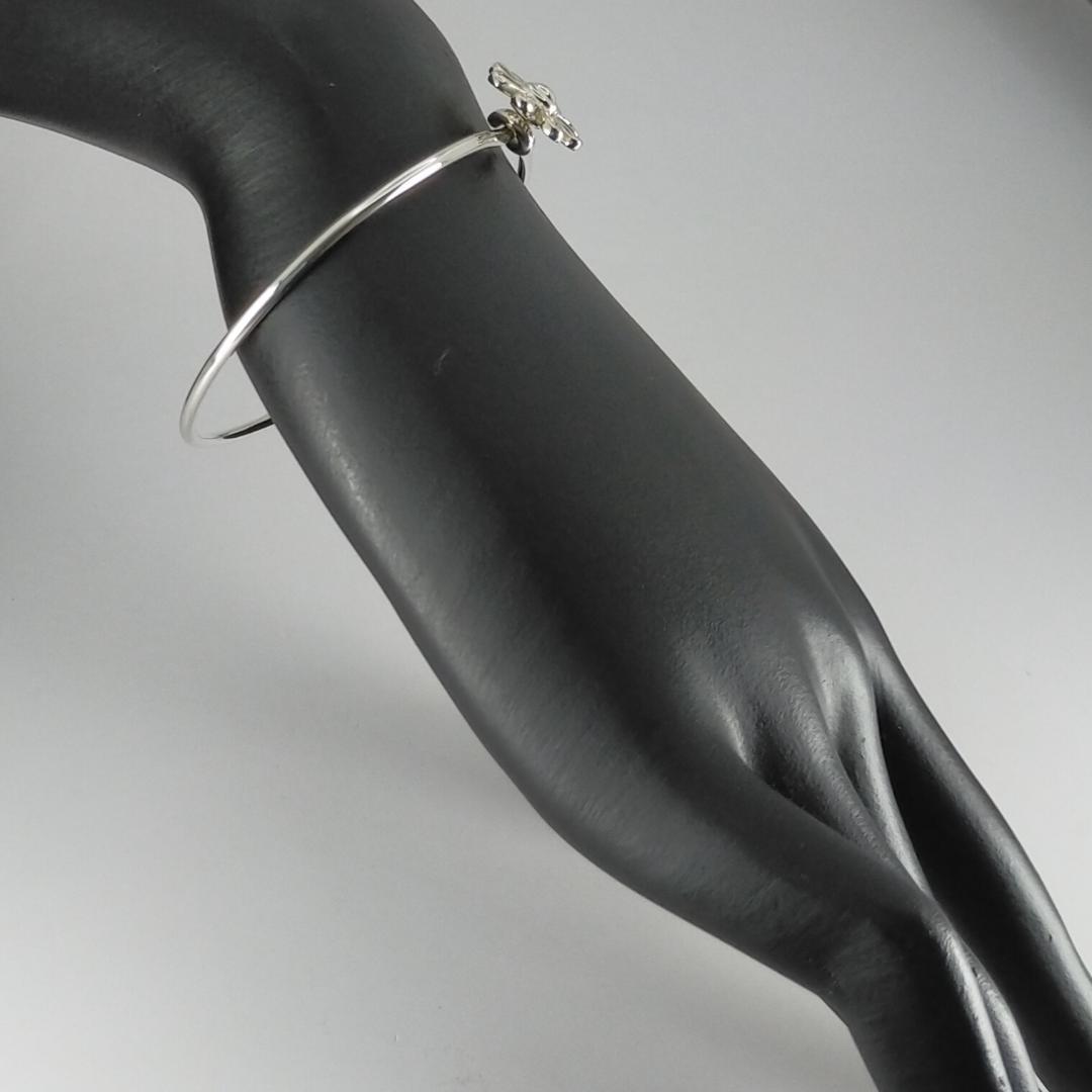 ★在庫一掃★【ティファニー】デイジー　フラワー　バングル　1098