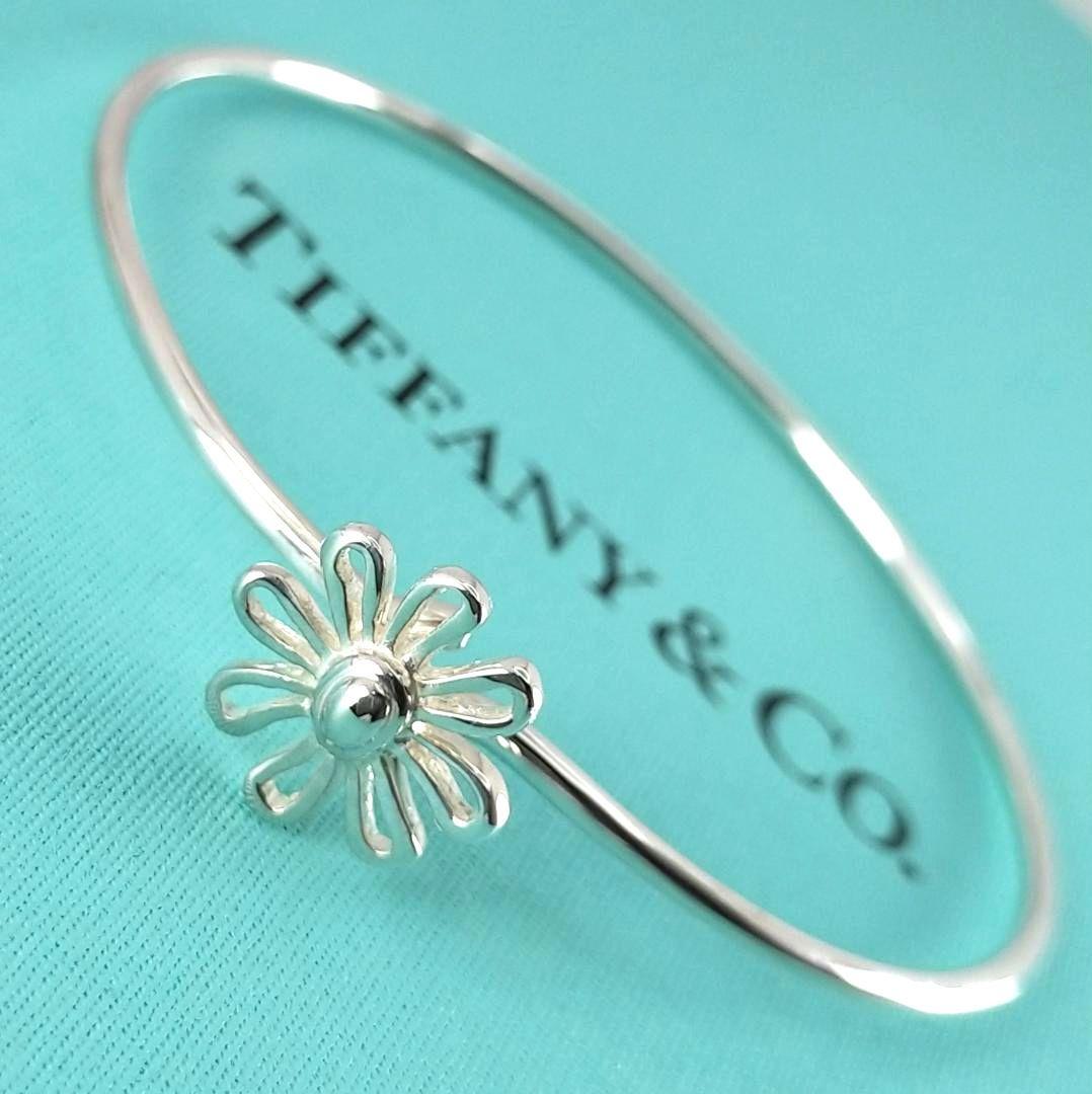 ★在庫一掃★【ティファニー】デイジー　フラワー　バングル　1098