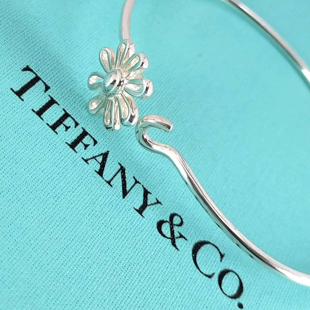 ★在庫一掃★【ティファニー】デイジー　フラワー　バングル　1098
