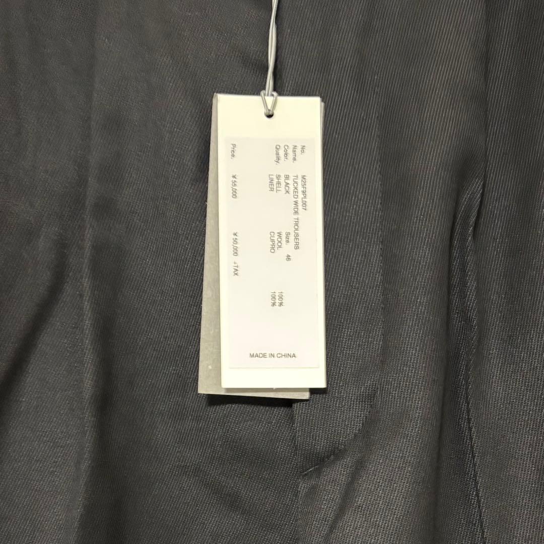 【定価55,000円】MASU TUCKED WIDE TROUSERS 46