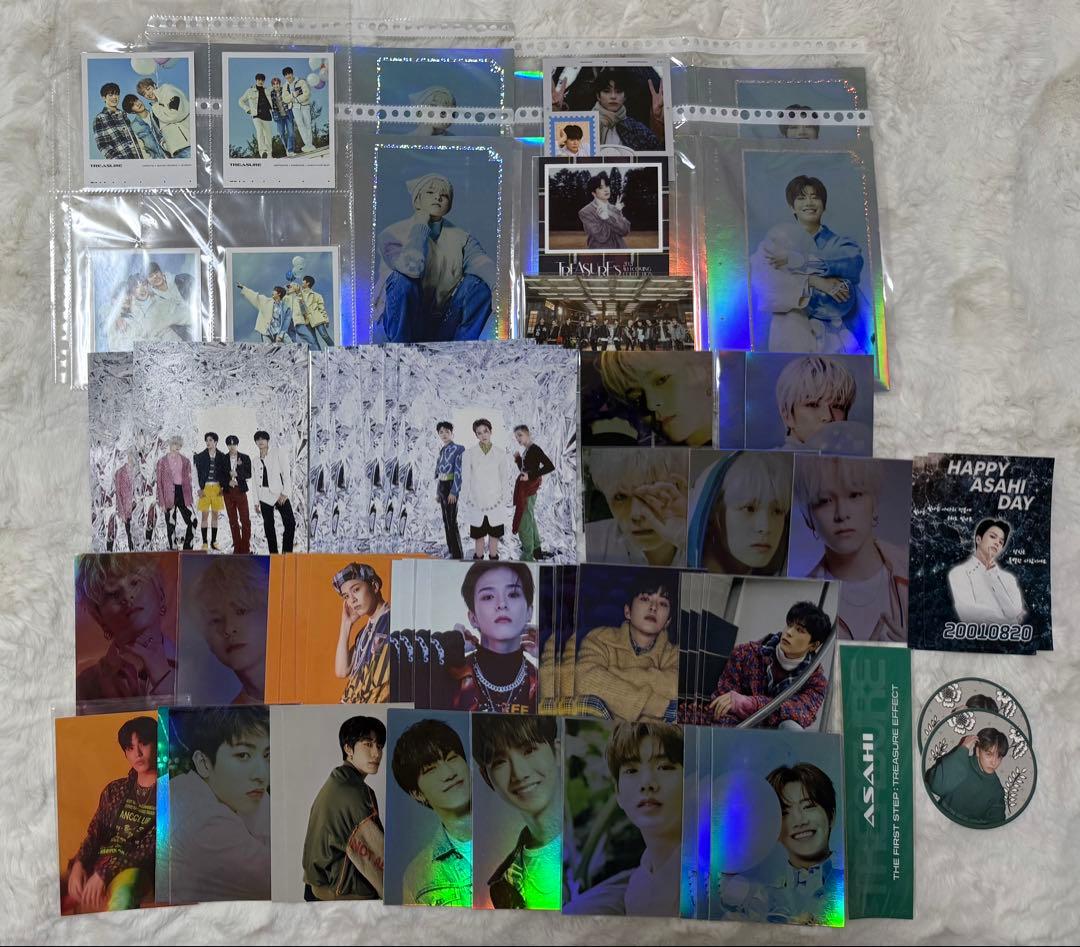 treasure アサヒ トレカ 団扇 アクスタ まとめ売り