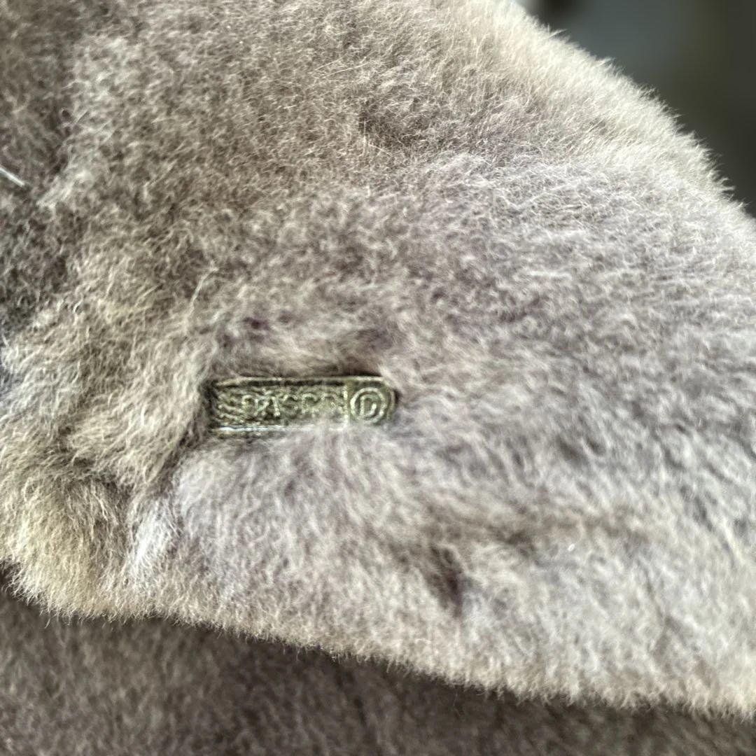 高品質パリエンヌキュイール.ダスコ毛皮ヌートリア9号ダークグレー(濃いグレー)