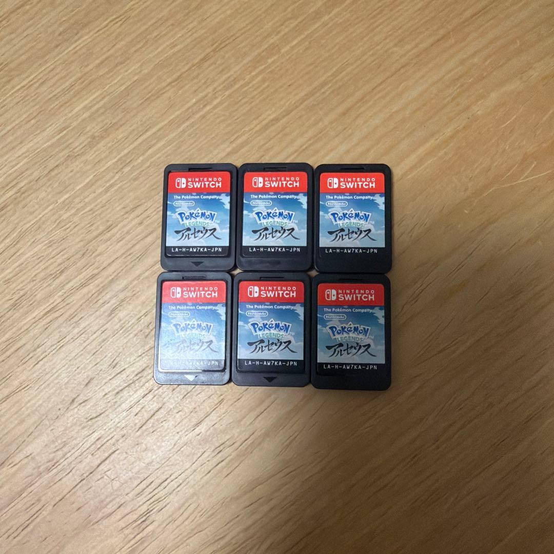 ポケモン レジェンズ アルセウス 6本セット　ソフトのみ