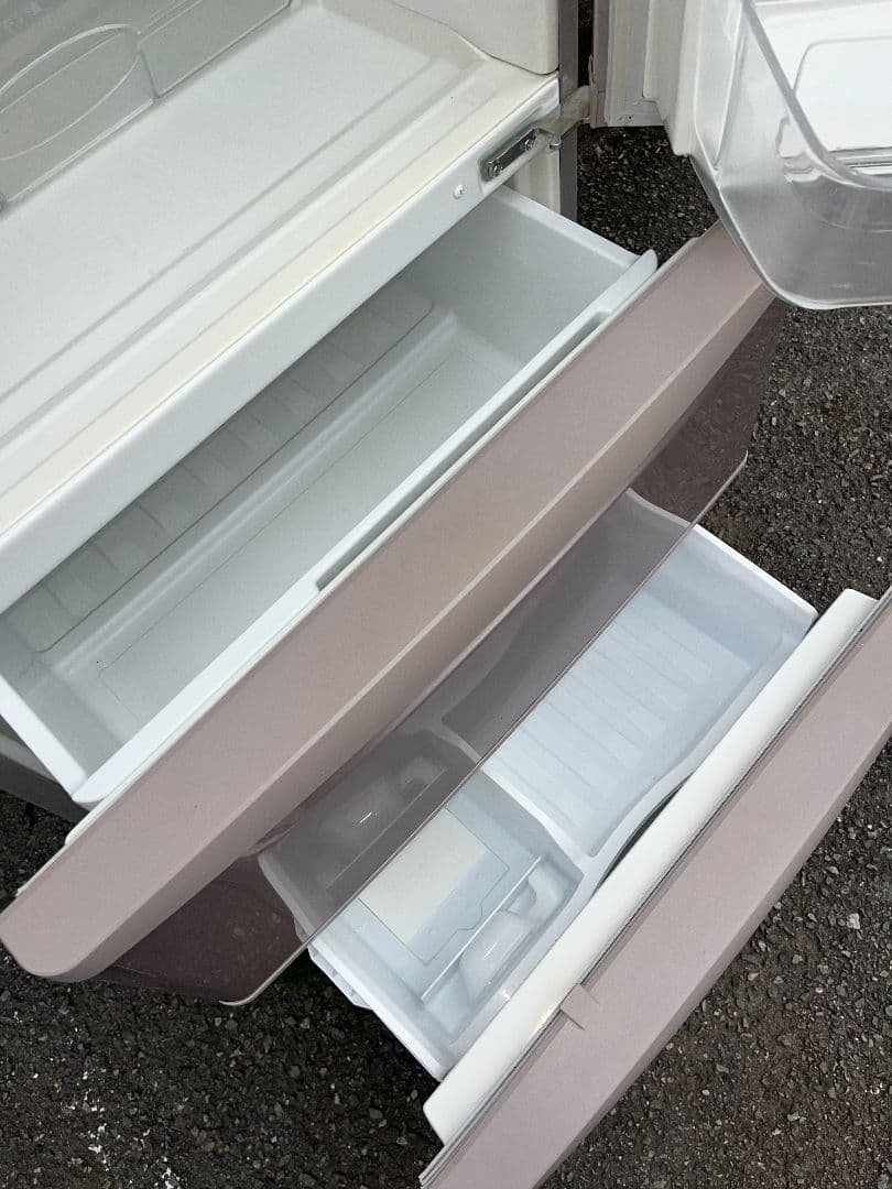 パナソニック大型 3ドア冷蔵庫321L エコナビ自動製氷　自動霜取り機能付き