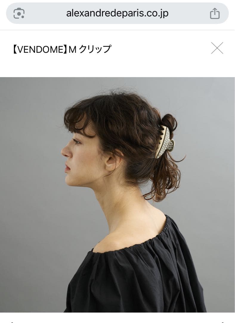 アレクサンドルドゥパリ　【VENDOME】M クリップ