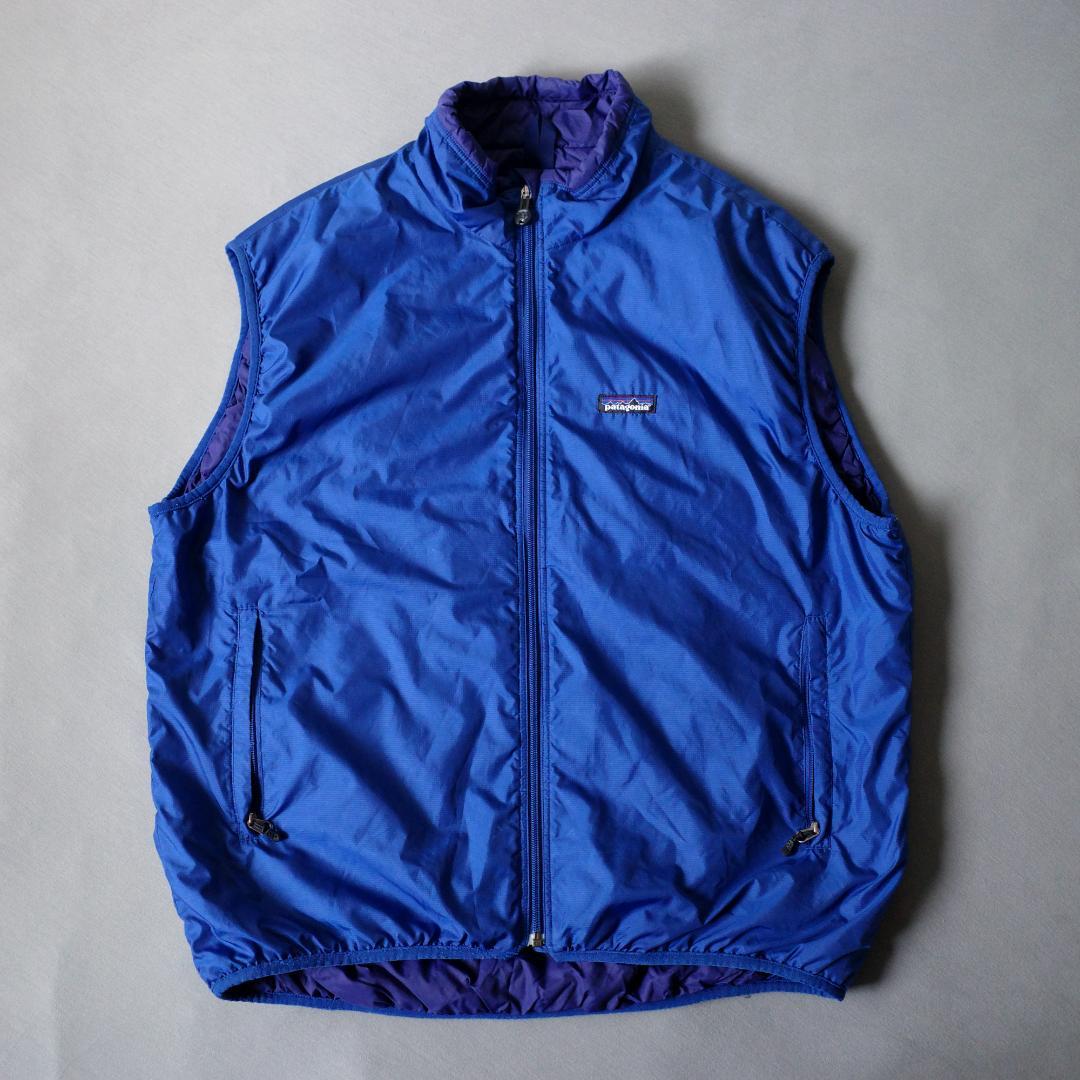 f*9様 【希少】2004年製 パタゴニア パフボールベスト ブルー XL ビン