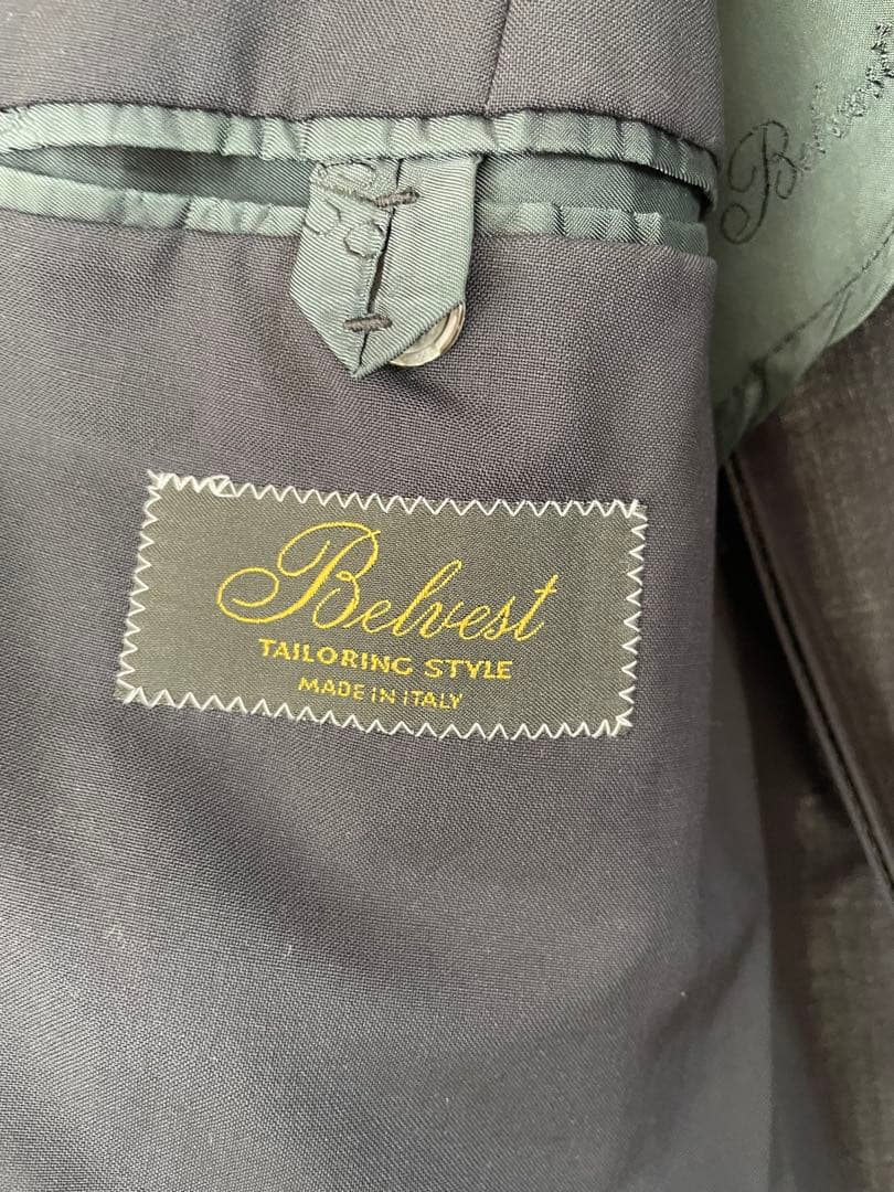 名品！Belvest ベルベスト　ジャケット ネイビー　サイズ44 本切羽