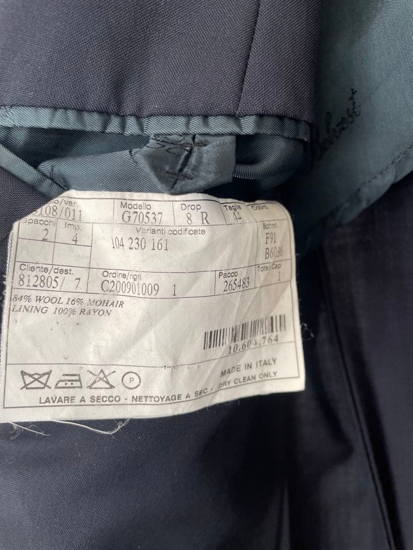 名品！Belvest ベルベスト　ジャケット ネイビー　サイズ44 本切羽