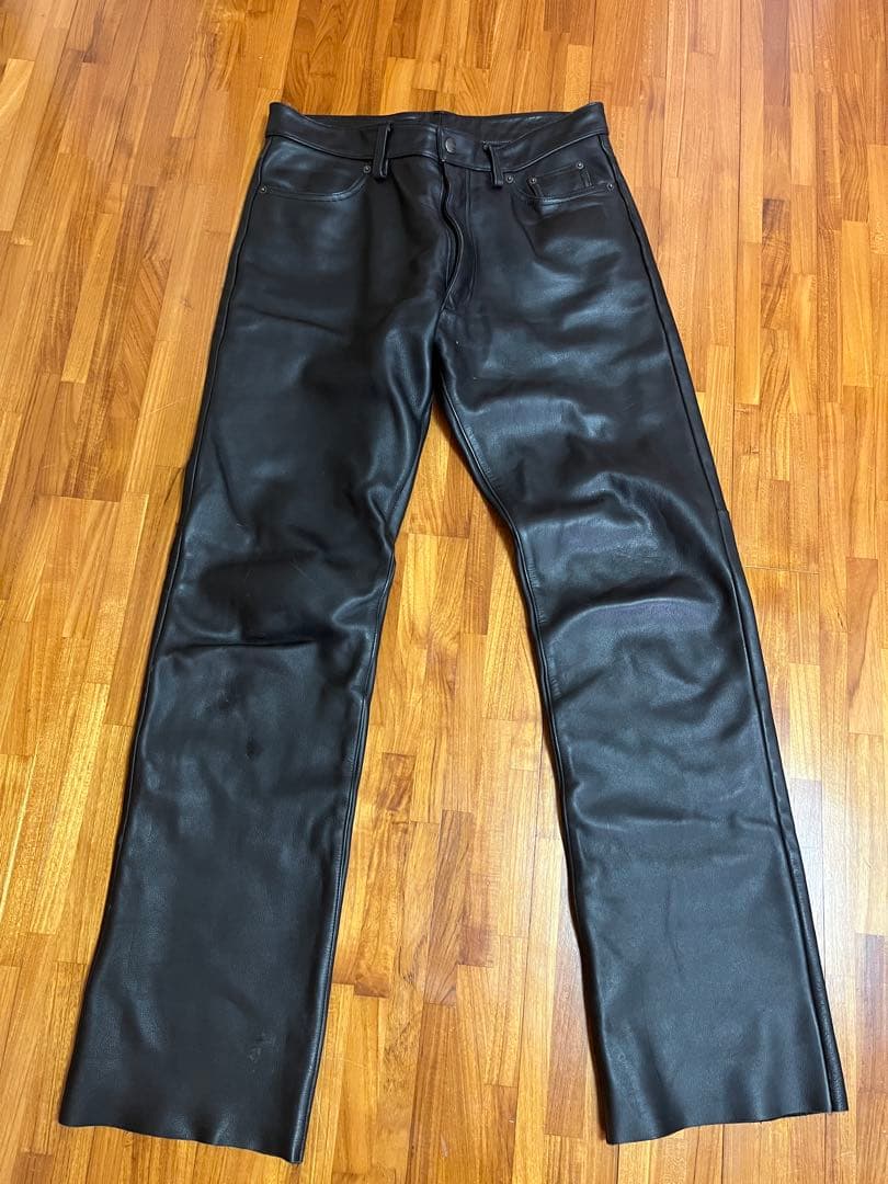 クシタニ　牛革レザーパンツ　サイズＬ/2W