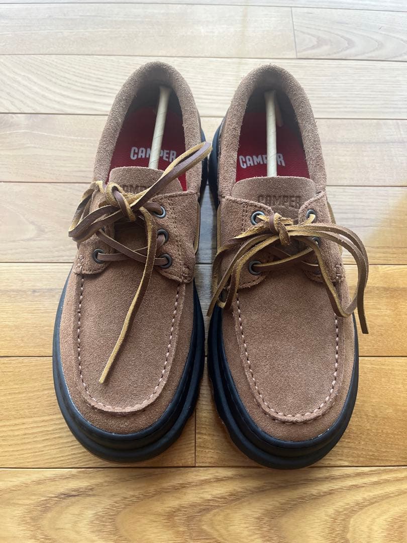 2*0様 CAMPERカンペール　ブルートゥスプラス デッキシューズ24.5cm